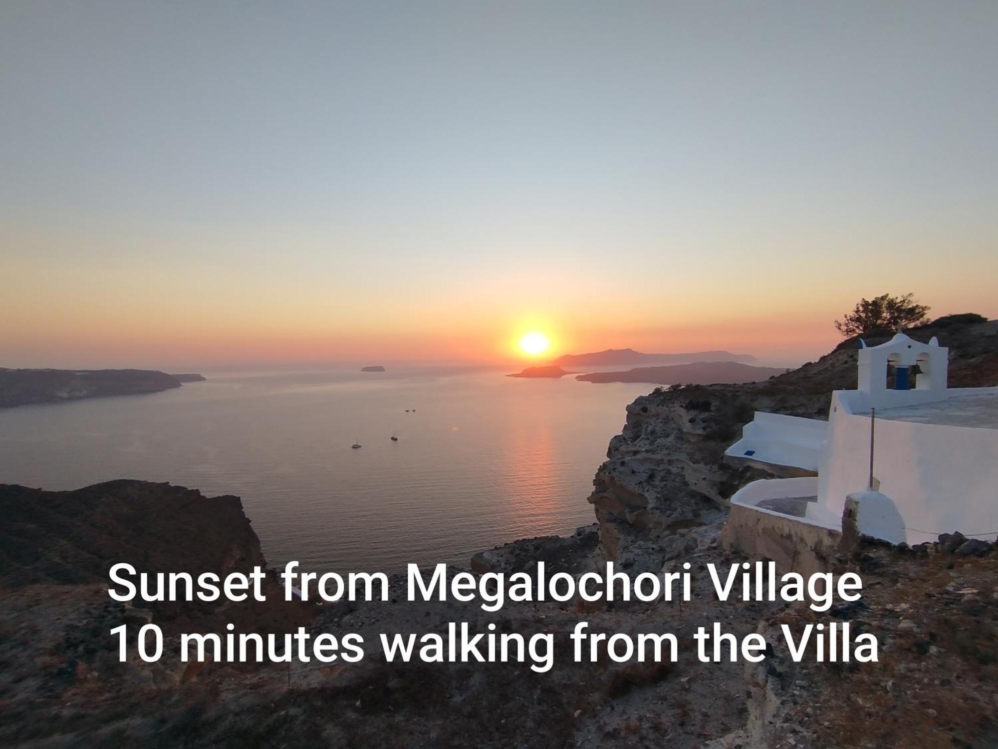 Aidos Villa Santorini Megalokori Exterior foto